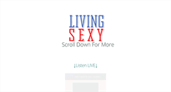 Desktop Screenshot of livingsexyradio.com